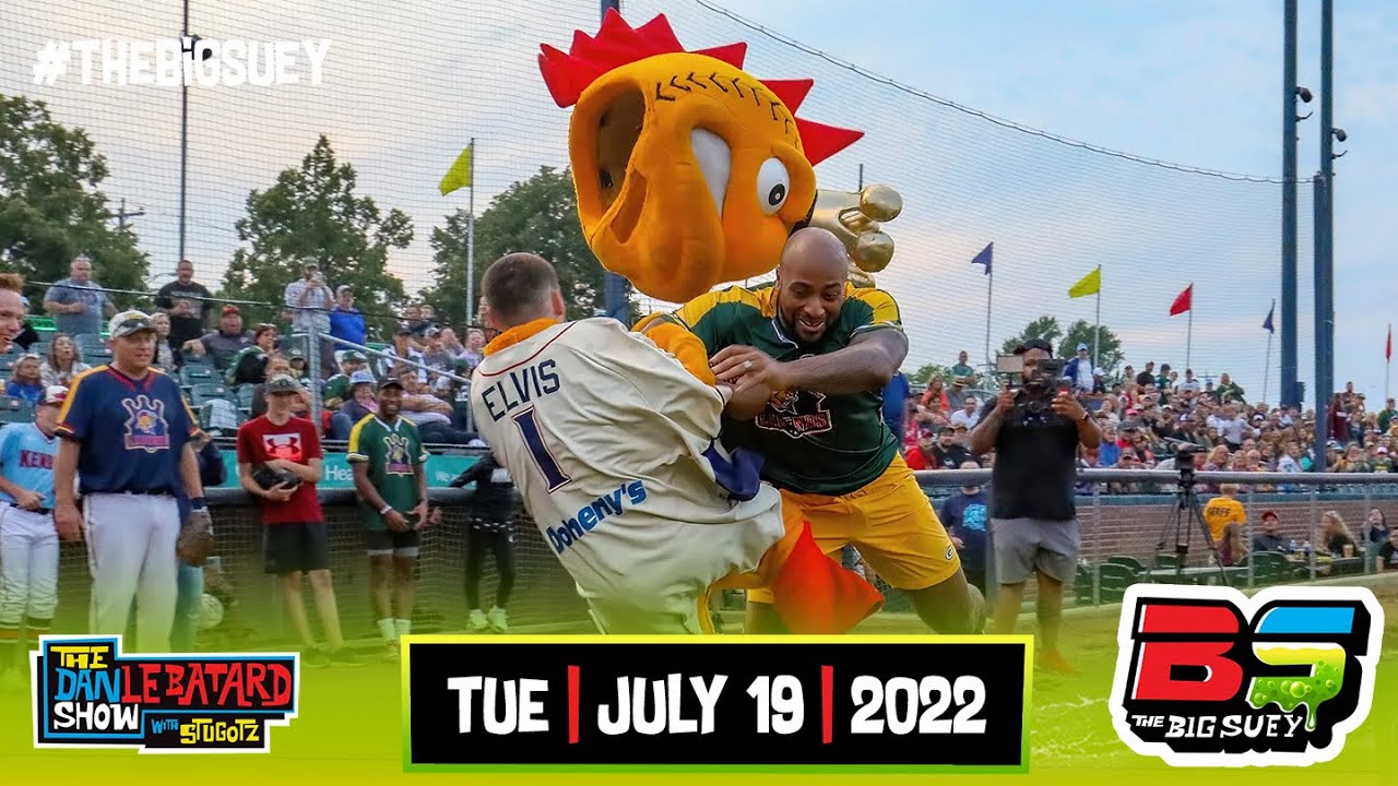 A.J. Dillon Destroys a Mascot | BIG SUEY | Tuesday | 07/19/22 | The Dan Le Batard Show with Stugotz