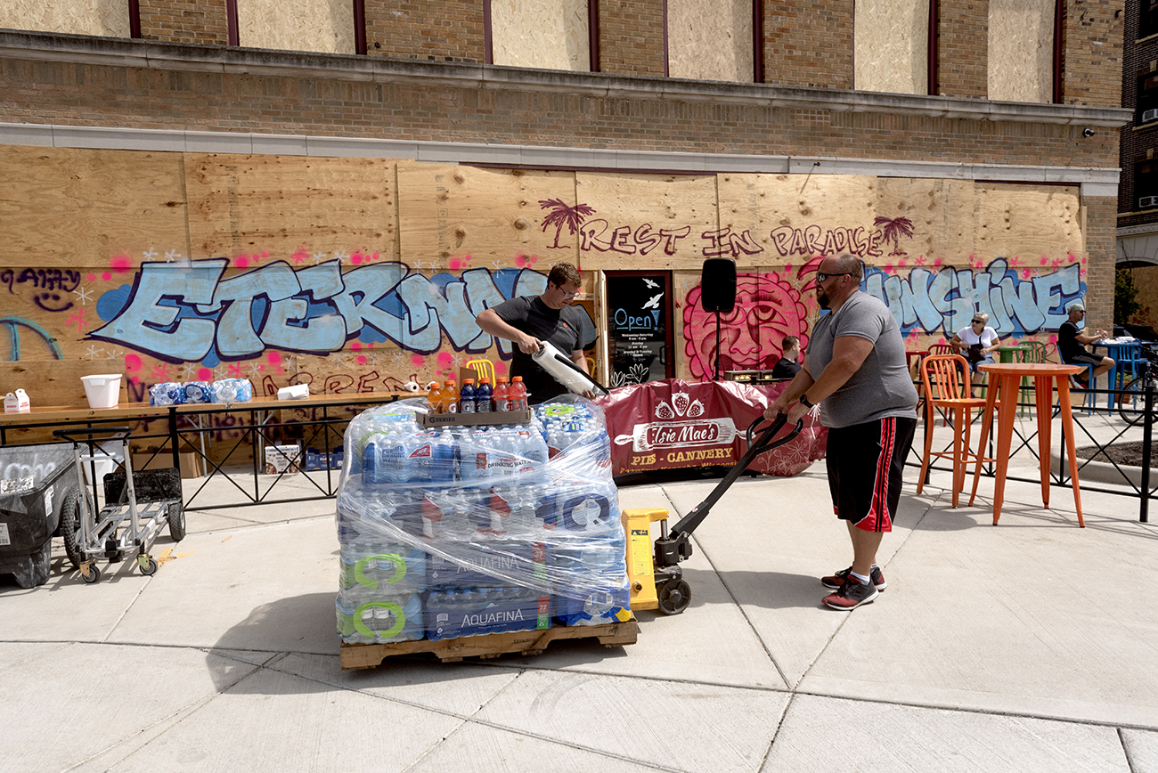 Aftermath Of The Protests In Kenosha That Happened Aug. 24, 2020. Aftermath Of The Protests In Kenosha That Happened Aug. 24, 2020.