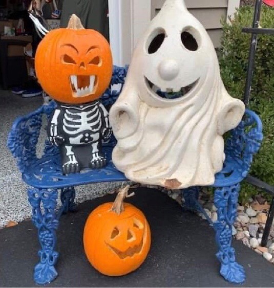 Pumpkins and ghost