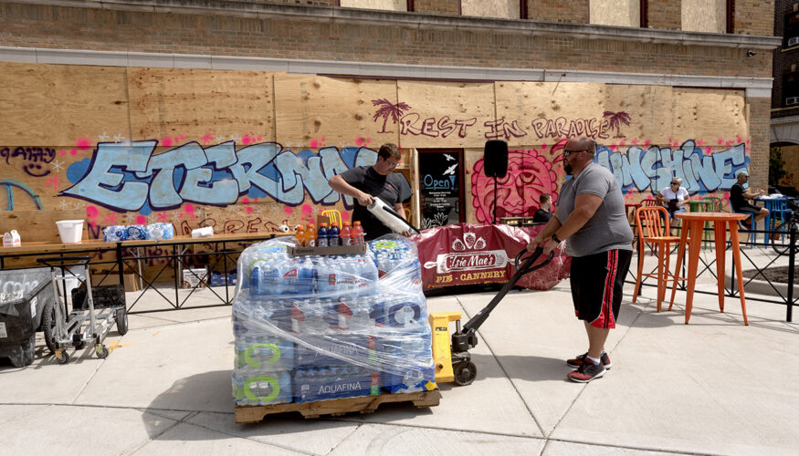 Aftermath Of The Protests In Kenosha That Happened Aug. 24, 2020.