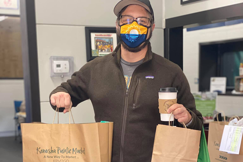 Matt Glaman at Kenosha Public Market