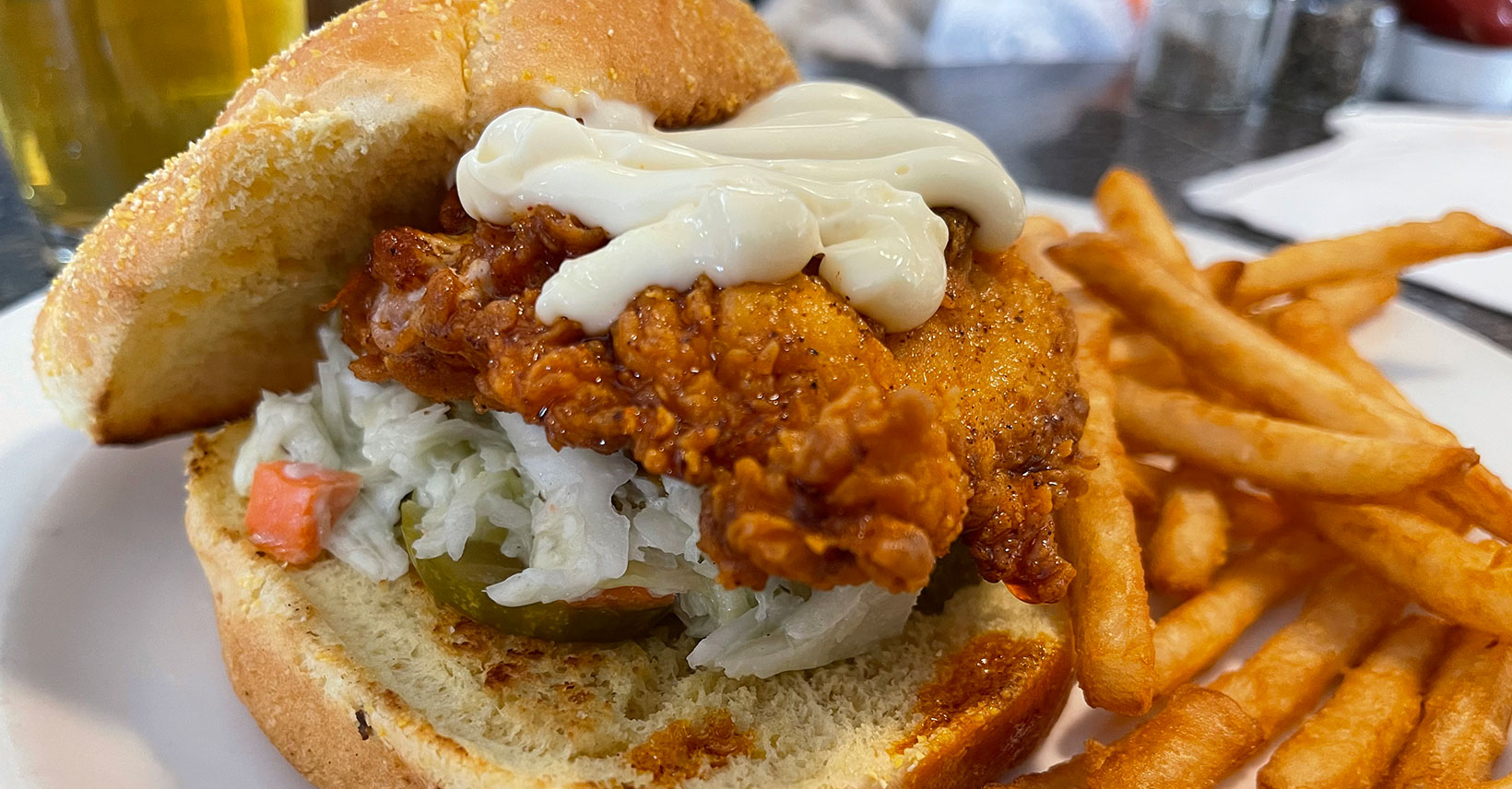 Kenosha Eats Nashville Hot Chicken Sandwich
