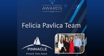 FELICIA PAVLICA TEAM WINS 2020 RE/MAX PINNACLE AWARD
