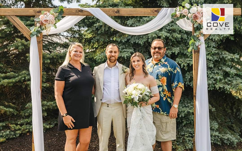 Cove Wedding Photo