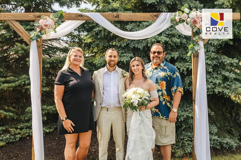 Cove Wedding Photo