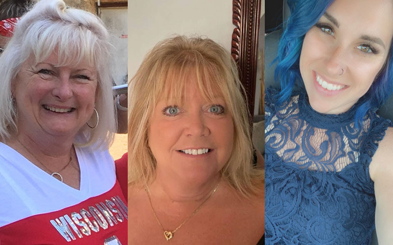 Barb Schumacher, Pam Farmer and Trista Jablonski