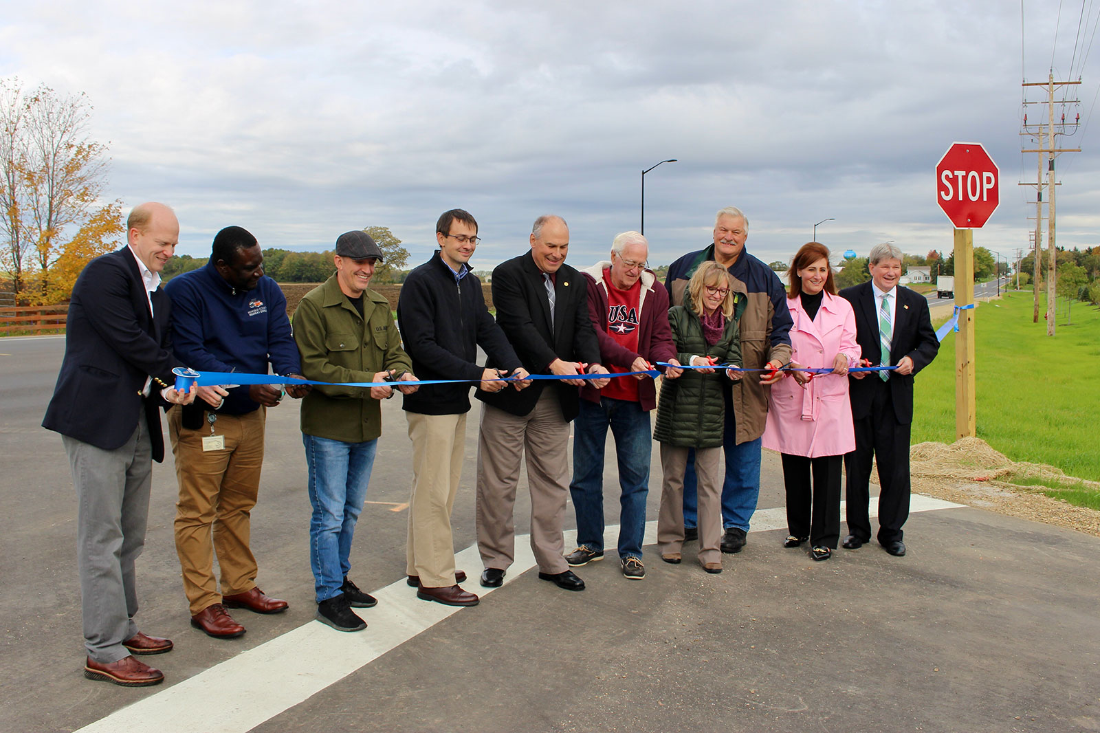 Kenosha County cuts ribbon on newly rebuilt Highway H in Pleasant