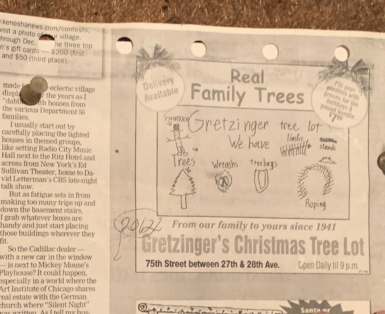 Fourth generation pitches in as Gretzinger’s Christmas Tree Lot
