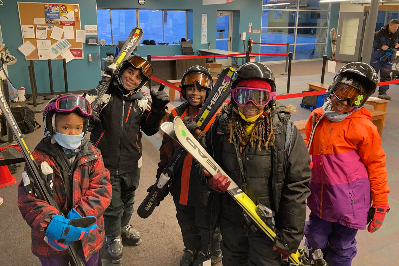 Brass students hit the slopes for the first time at Wilmot Mountain ...