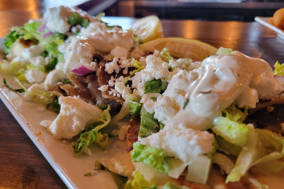 Kenosha Eats Greek Freak Tacos