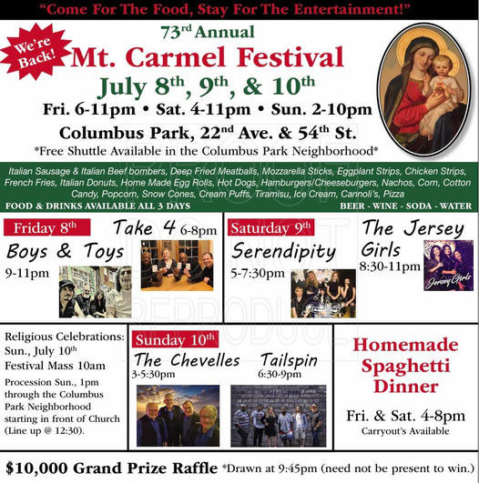 Mt Carmel Festival 2025 Carmel Calendar Of Events 2025