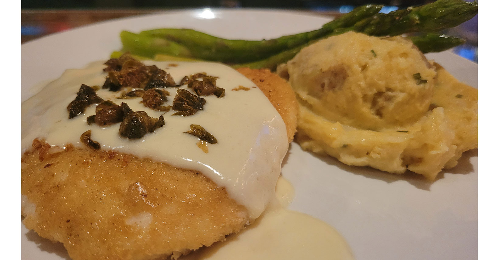 Kenosha Eats Wine Knot Halibut