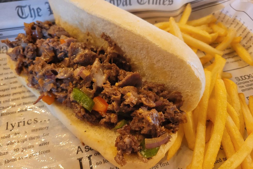 Kenosha Eats Tavern on 6th Cheesesteak