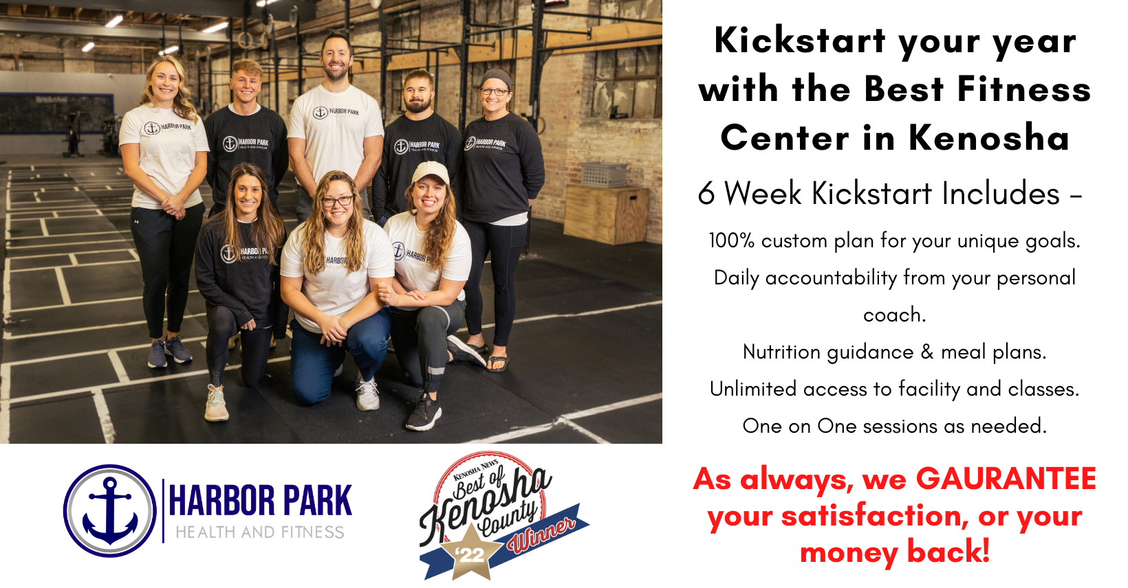 Kickstart your year with the Best Fitness Center in Kenosha!