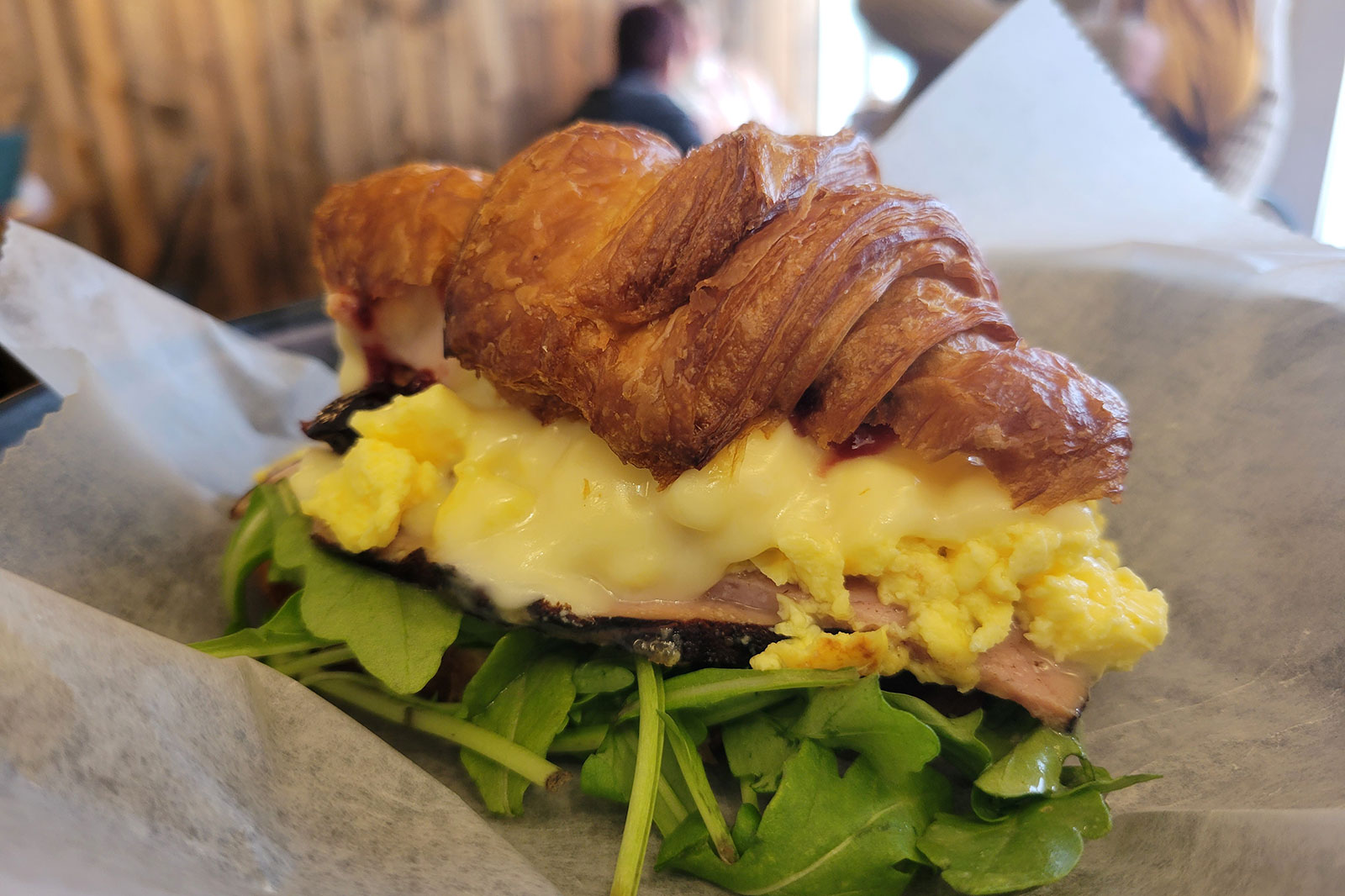 Kenosha Eats Ham Egg Croissant Kenosha