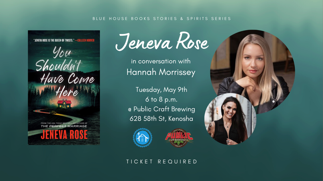 Stories and Spirits Meet Jeneva Rose to celebrate the release of “You