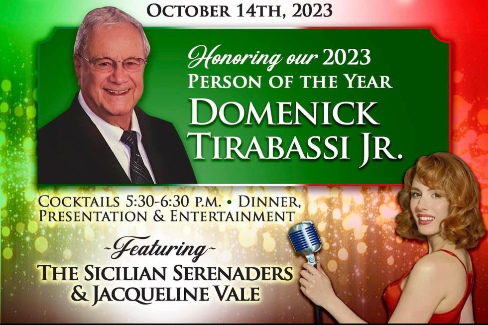 Italian American Club has nominated Domenick Tirabassi Jr. for Person