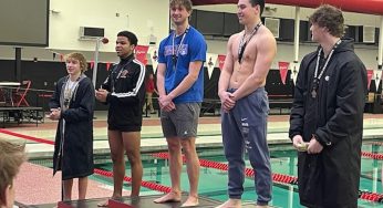 Evan Arneson runner up at the Wisconsin state diving Championships