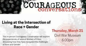 Courageous Conversation event Thursday, March 21, at the Kenosha Civil War Museum