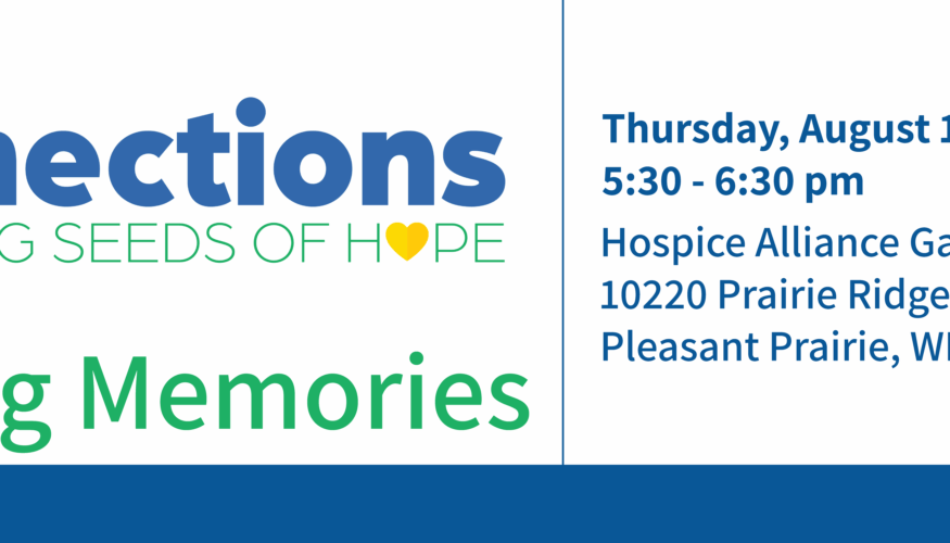 Planting Memories Event at Hospice Alliance on Aug 14