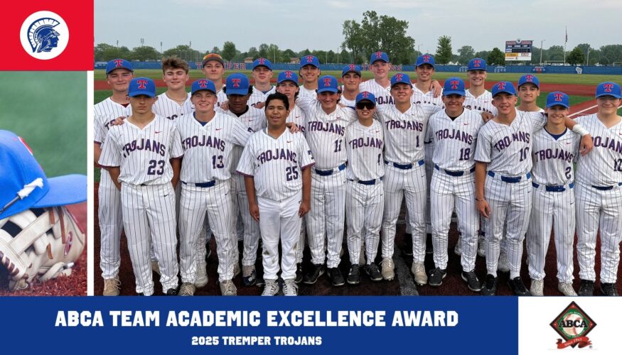 Tremper Baseball ABCA Award Team Photo