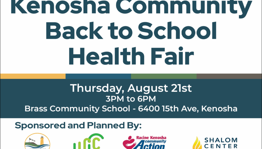Kenosha Community Back to School Health Fair Thursday Aug 21st