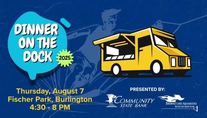 Dinner on the Dock Poster - Community State Bank