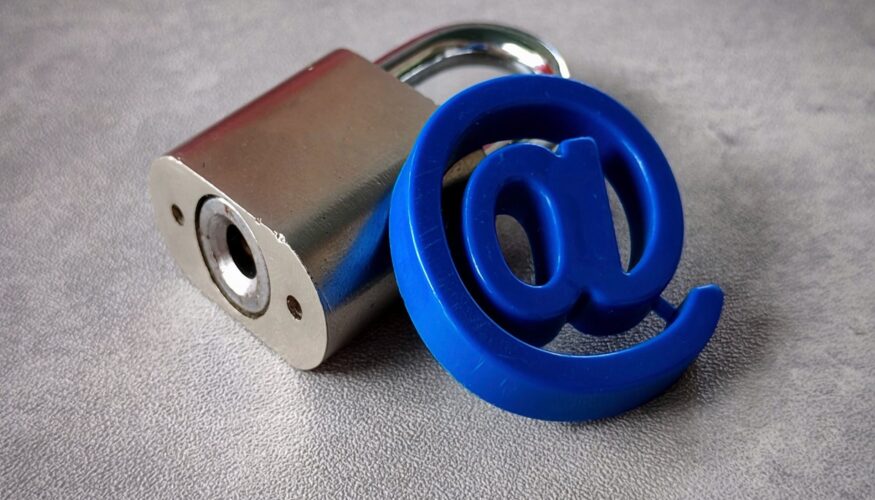 at-symbol-and-padlock-email-security-concept - What is Spoofing in Cyber Security? Definition & Examples