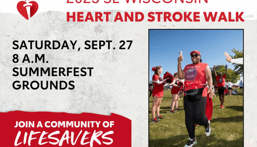 2025 SE Wisconsin Heart and Stroke Walk Banner