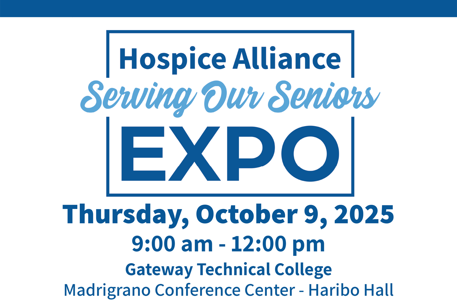 Hospice Senior Expo Banner