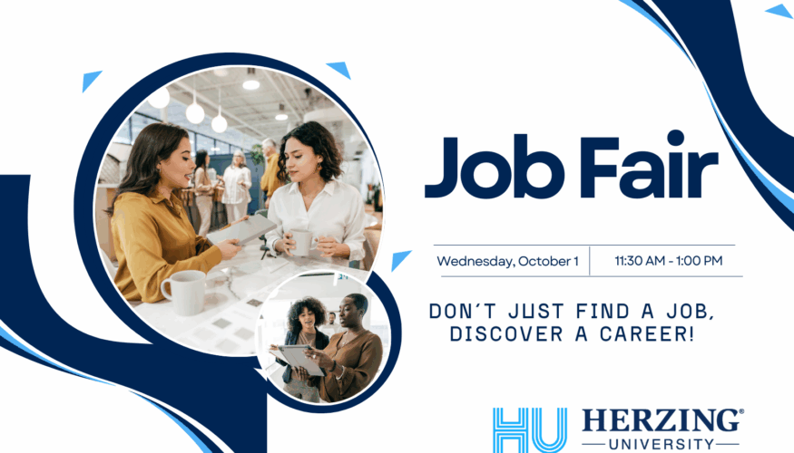 Herzing Job Fair Oct 1, 2025 Banner