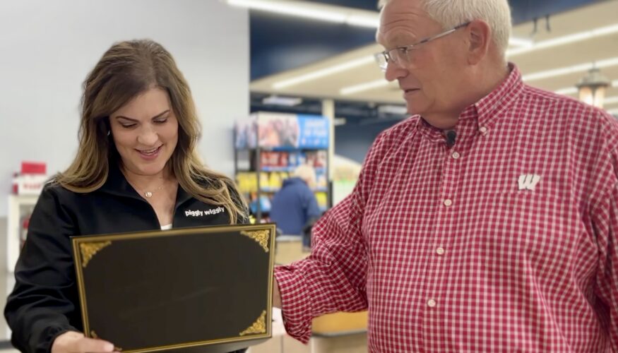 Carolyn Preston Receives Community Award from Community State Bank