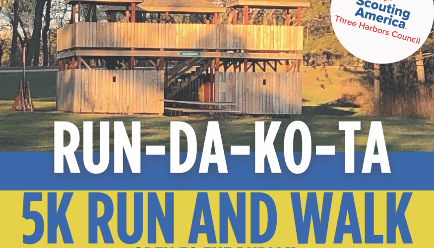 Friends of Scouting Run-Da-Ko-Ta 5k Walk and Run Banner