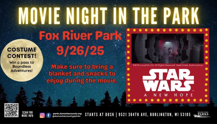 fox river movie night banner