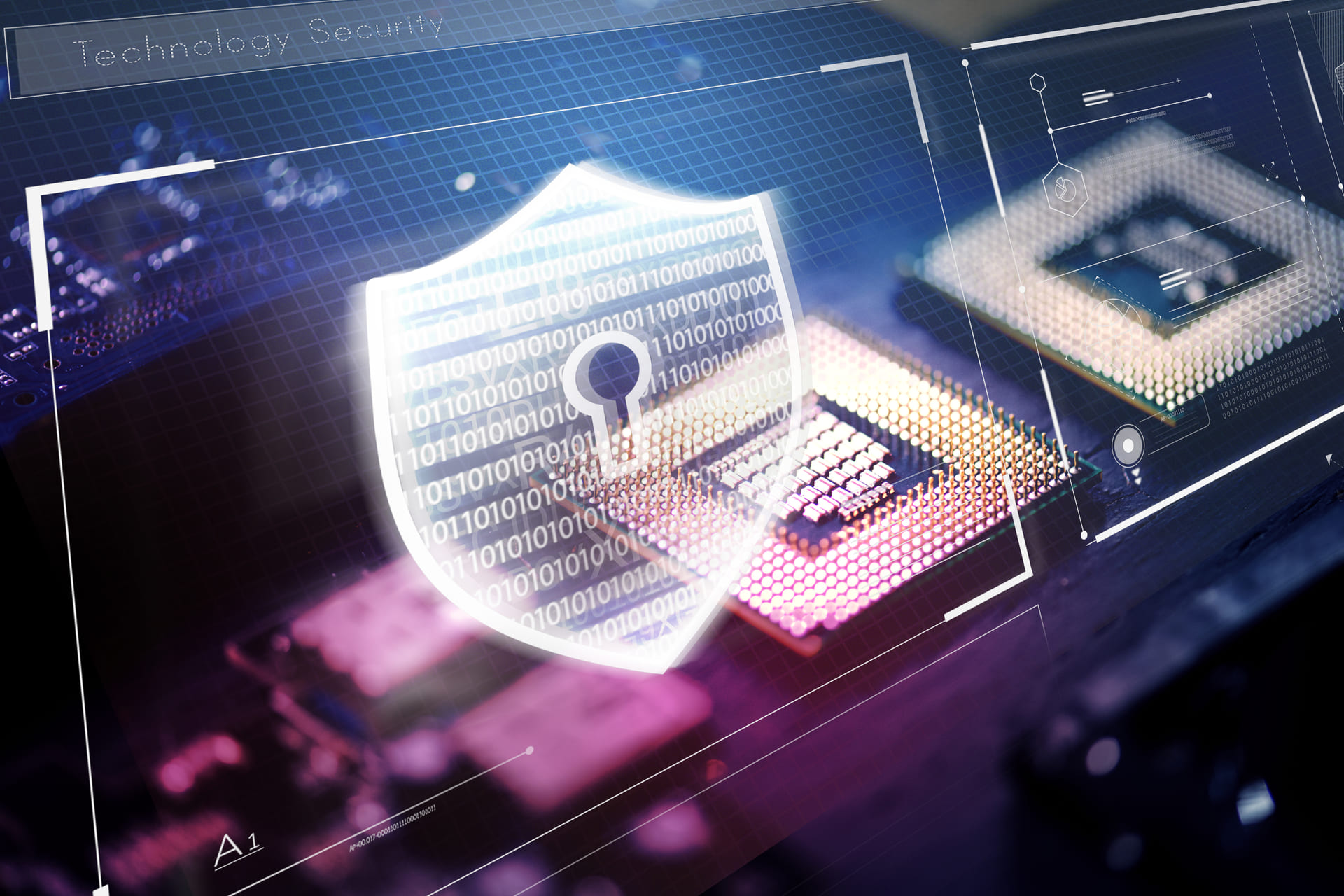 Cybersecurity padlock-symbol-for-computer-data-protection