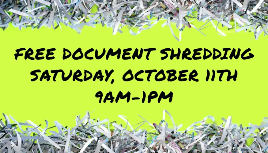 Document Shredding Event Oct 2025