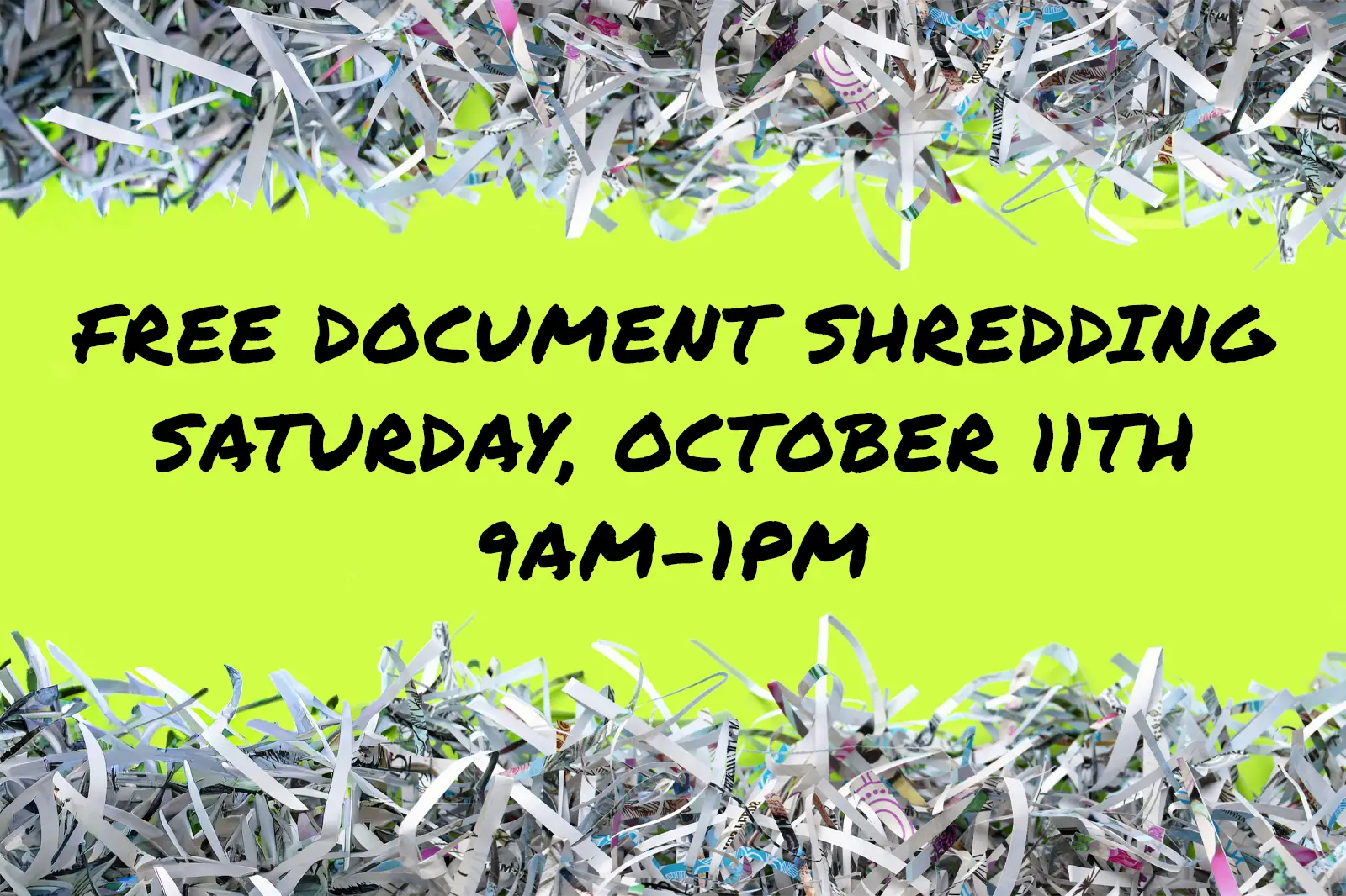 Document Shredding Event Oct 2025
