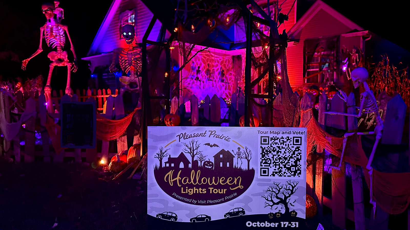 Home featured in the Halloween Lights Tour