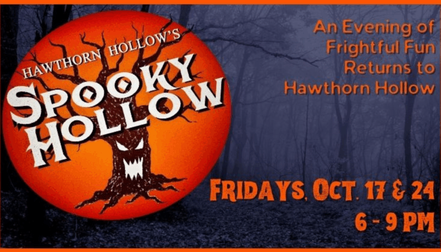 Hawthorn Hollow Spooky Hollow 2025 Banner