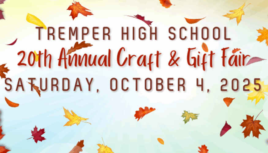 Tremper High School 20th Annual Craft & Gift Fair Banner