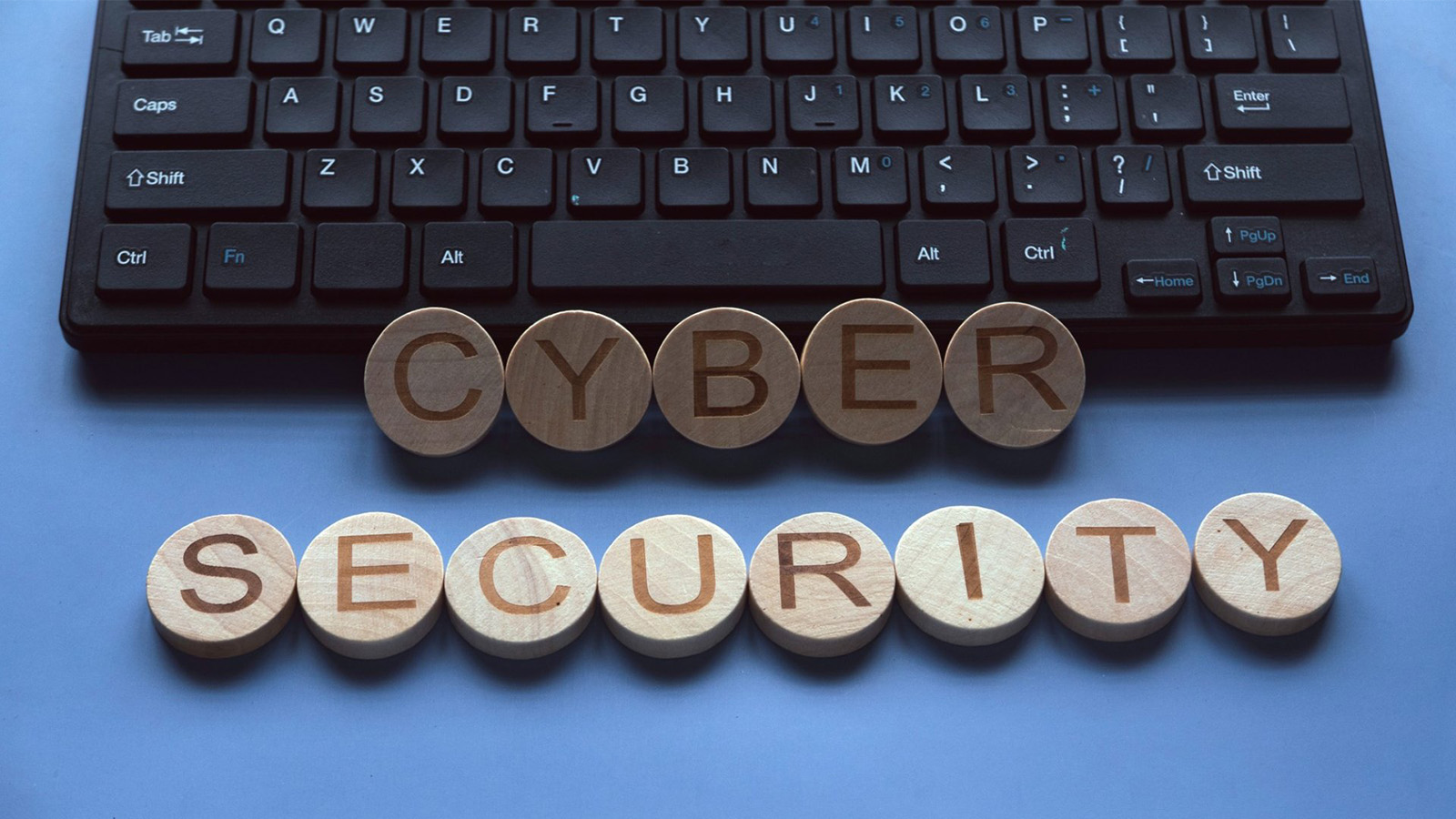 Cybersecurity-text-spelled-out-in-wooden-letter-tiles - 15 point checklist to prepare for a cyber attack