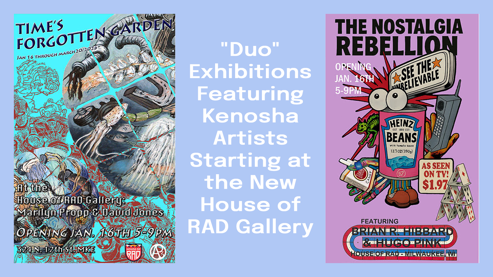 House of RAD Kenosha Artists Exhibitions