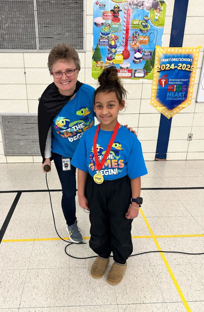 Jaida Carbone Kids Heart Challenge Program All Star