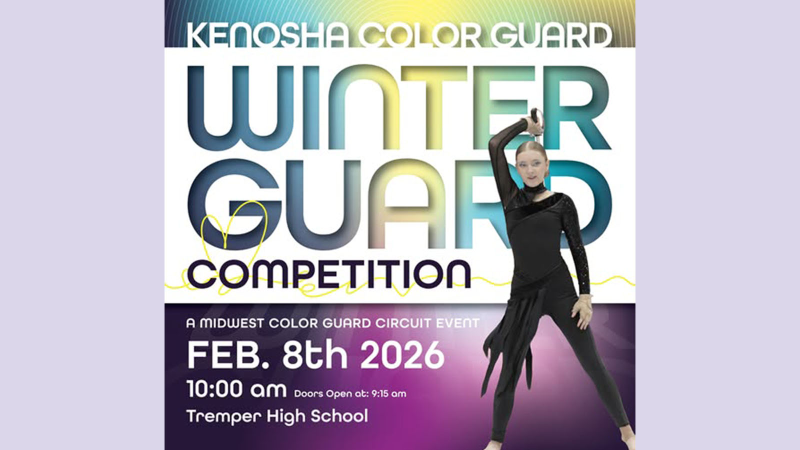 KUSD TO HOST MIDWEST COLOR GUARD CIRCUIT COMPETITION