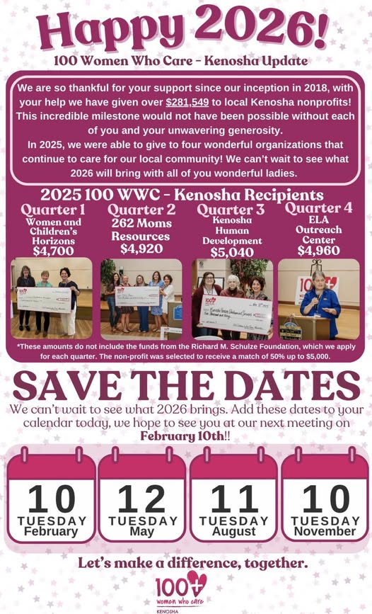 100+ Women Who Care 2026 Gatherings - Save the Dates