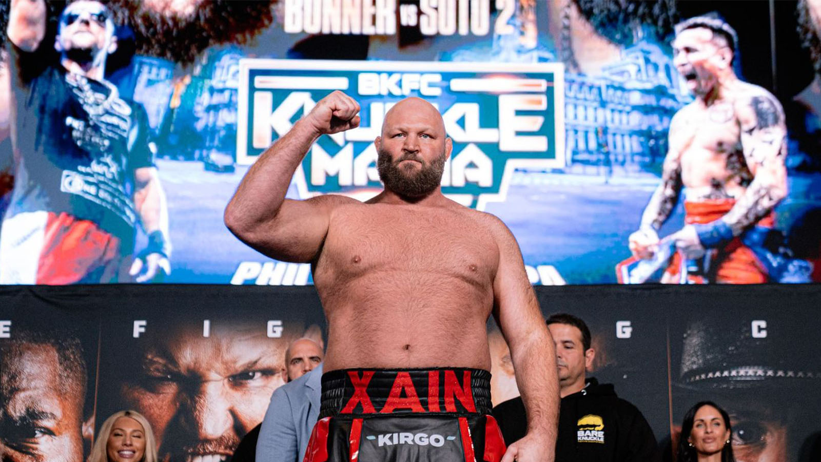Kenosha's Ben Rothwell at KnuckleMania VI weigh in.