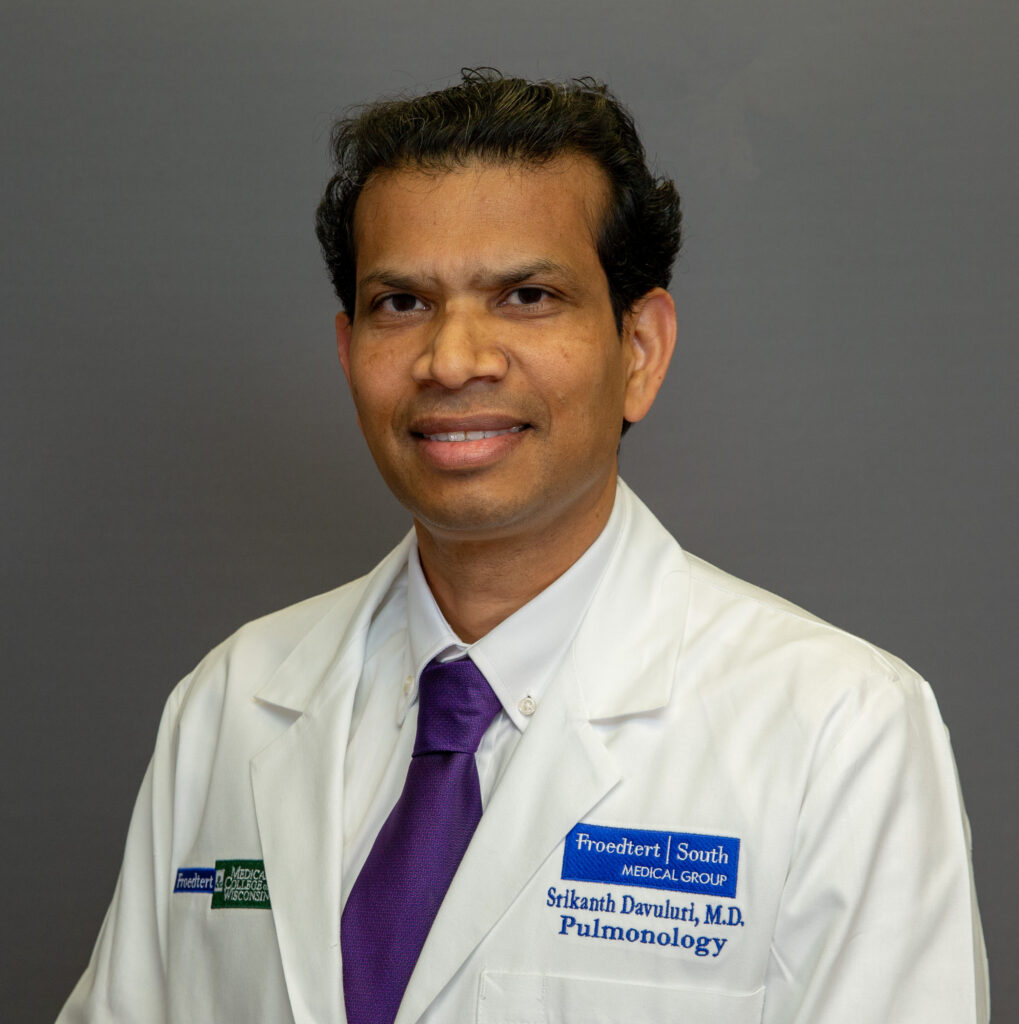 Srikanth Davuluri, M.D. Pulmonologist, Intensivist and Sleep Medicine Physician at Froedtert South