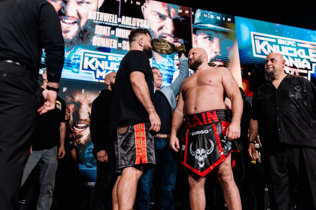 Kenosha's Ben Rothwell at KnuckleMania VI weigh in.