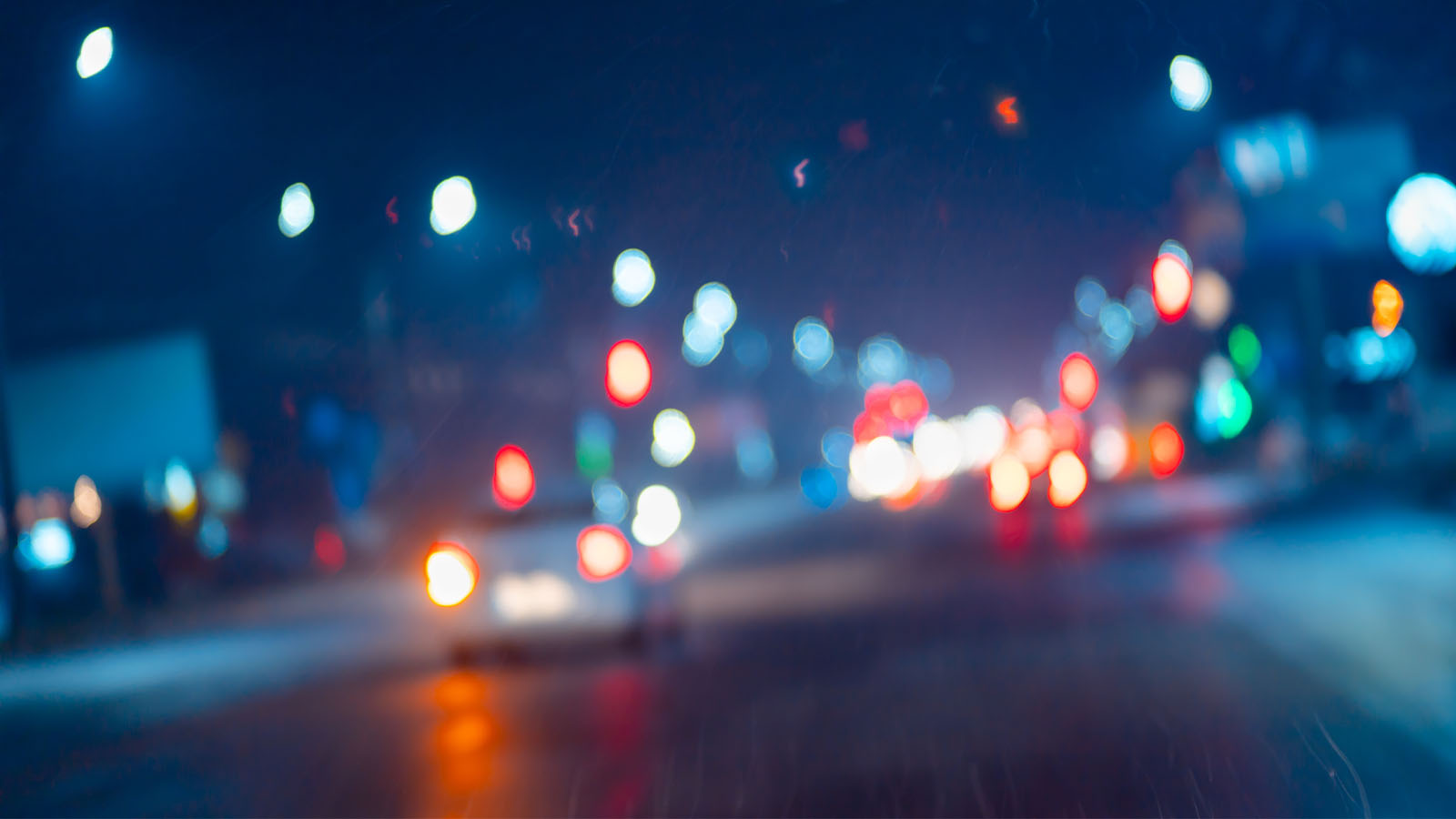 Street Lights at Night