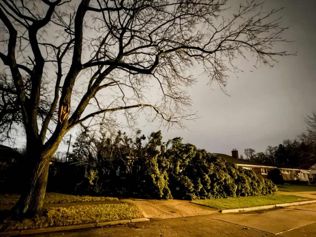 Kenosha Storm Damage April 2, 2026 - Photo Credit PrintiBee - PrintiBeeGifts.com